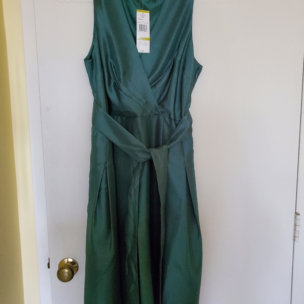 Midi dress - emerald green